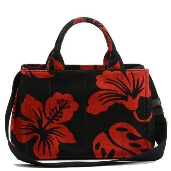 Prada Hibiscus Bag Canapa - Picture 1 of 1